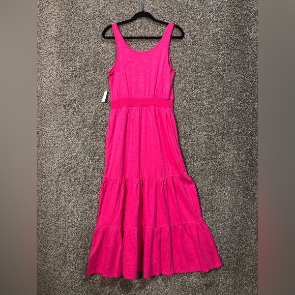 NWT Amazon Essentials Sleeveless Elastic Waist Summer Maxi Dress Size Small - Picture 4 of 5